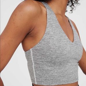 NWOT aerie grey sports bra